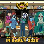 Promotional artwork for Kisah Bawah Tanah showing a group of animated underground characters standing inside a subway train, with the series logo above and the text “Streaming on Astro and Boom in Early 2026” displayed at the bottom.